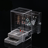 Acrylic Earring Display Holder with Drawers