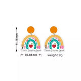 Teach Inspire Grow Teacher Earrings